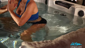 Cal Spas Presents Hot Tub Yoga - Horse Pose